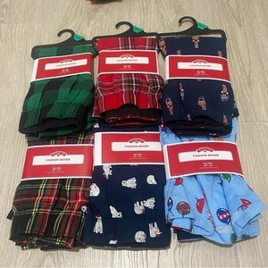 6 NWT Men’s Christmas Boxers XL